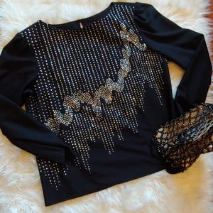 Vintage perfect Boston maid blouse size 16-18